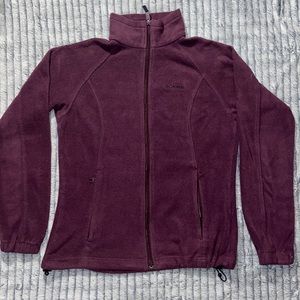 (MEDIUM) Purple Columbia Zip-Up Jacket